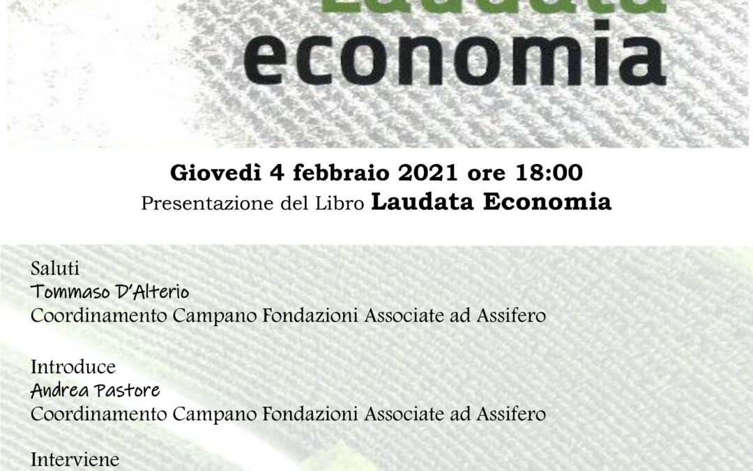 Presentazione del libro “Laudata economia” di Zamagni